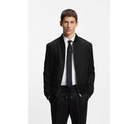 HUGO Chaqueta slim fit de sarga con cierre de cremallera - StyleUkashi232X, 50554844 Negro 44