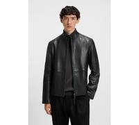 HUGO Chaqueta slim fit en piel granulada - StyleLokis-3, 50540984 Negro XXL
