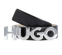 Hugo Cinturón de cuero Zula 75 cm negro