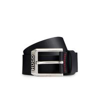 HUGO Cinturón de piel con hebilla con logo - StyleGelio-C_Sz40, 50480441 Negro 100