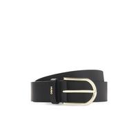 HUGO Cinturón de piel con herrajes dorados - StyleZoey-G_Sz35, 50568440 Negro 80
