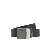 HUGO Cinturón de piel italiana reversible con dos hebillas - StyleGodeon-soft_Gb35_pp, 50558788 Negro pcs.