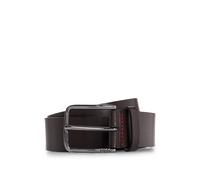 HUGO Cinturón de piel italiana - StyleGerik_Sz35, 50491997 Marrón oscuro 90