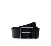 HUGO Cinturón de piel italiana - StyleGerik_Sz35, 50491997 Negro 95