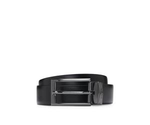 HUGO Cinturón reversible de piel con trabilla de la marca - StyleElvio-U, 50307803 Negro 85