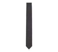 HUGO Corbata de mezcla de seda tejida en jacquard con motivo de lunares - StyleTie cm 6, 50572379 Negro pcs.