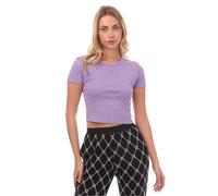 Hugo Crop Top Logotipo Apilado para Mujer (GT4594)