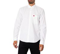 HUGO de los hombres Camisa EVITO Slim, Blanco