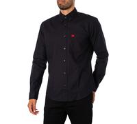 HUGO de los hombres Camisa EVITO Slim, Negro