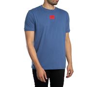 HUGO Camiseta 'Diragolino212' azul denim / rojo / negro, Talla L