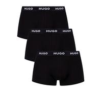 HUGO de los hombres Pack de 3 baúles elásticos de algodón, Negro