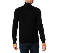 HUGO de los hombres Punto de cuello de Santo Tomás, Negro