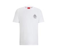 HUGO Dedico Camiseta, White100, XL para Hombre
