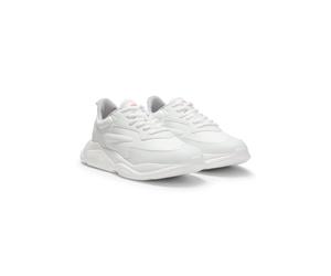 HUGO Deportivas con contrafuerte con logo y tejido con efecto lona - StyleLeon_Runn_cvpu_N, 50536960 Natural 42