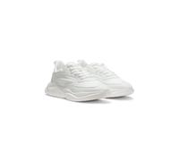 HUGO Deportivas con cordones de materiales mixtos con logo en el contrafuerte - StyleLeon_Runn_cvpuW_N, 50536660 Blanco 42