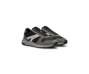 HUGO Deportivas con detalles de ante - StyleGO3_nymf, 50573605 Gris estampado 41