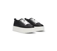 HUGO Deportivas con plataforma y empeines de efecto satinado - StyleLyssa_Tenn_st, 50552651 Negro 36