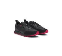 HUGO Deportivas de mezcla de materiales con detalles de la marca - StyleIcelin_Runn_pumf_N, 50536568 Negro 41