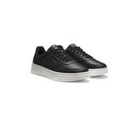 HUGO Deportivas de piel sintética con detalles de zigzag - StyleYarrow_tenn_grpu, 50548507 Negro 42