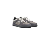 HUGO Deportivas en mezcla de materiales con ribetes de efecto nobuk - StyleHadrian_Tenn_nupu, 50529902 Gris 39