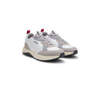 HUGO Deportivas en mezcla de materiales con suela de goma EVA - StyleKane_Runn_mfny_N, 50504379 Blanco 40