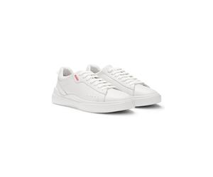 HUGO Deportivas tipo cupsole de piel con detalles de logo - StyleBlake_Tenn_ltW_N, 50499253 Blanco 40