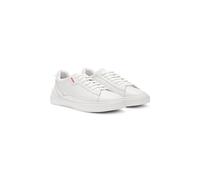 HUGO Deportivas tipo cupsole de piel con detalles de logo - StyleBlake_Tenn_ltW_N, 50499253 Blanco 42