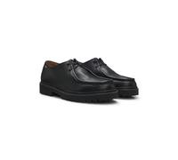 HUGO Derby de inspiración mocasín en cuero graneado - StyleDraven_derb_tblt, 50568838 Negro 41
