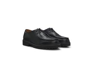 HUGO Derby de inspiración mocasín en cuero graneado - StyleDraven_derb_tblt, 50568838 Negro 45