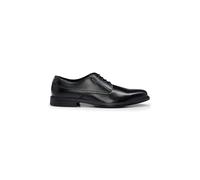 Hugo Derby Kerr Derby para Hombre de Piel de napa con Logotipo en Relieve, Talla, Negro, 39 EU