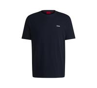 HUGO Camiseta de punto de algodón con logo estampado - StyleDero222, 50466158 Azul oscuro M