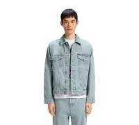 HUGO Dex Vaquero_Chaqueta_L, 329 Verde Brillante, XL Hombres
