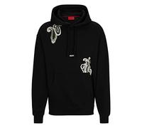 HUGO Dolias Sudadera, Negro, XXL para Hombre