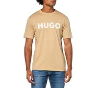 Hugo Dulive222 - Camiseta de Manga Corta para Hombre de algodón con Logotipo Impreso, Piedra pómez, L