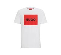 HUGO Camiseta 'Dulive222' rojo / negro / blanco XXL rojo / negro / blanco