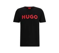 HUGO Dulivio 10229761 01 Camiseta para Hombre, Negro (Black 001.), M
