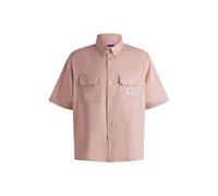 HUGO Ekyno 10260730 01 Camisa, Light/Pastel Pink680, XXL para Hombre