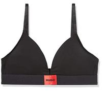 HUGO Etiqueta de triángulo Sujetador Triangular, Negro1, M para Mujer