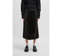 HUGO Falda maxi plisada con logos en la cintura - StyleReguna-1, 50533895 Negro 38