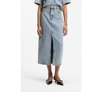HUGO Falda regular fit en denim rígido con rayas - StyleGatje_4, 50568239 Celeste XL