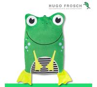 Hugo Frosch 0,8L Infantil Öko-wärmflasche Rana Velours Verde Hecho en Alemania