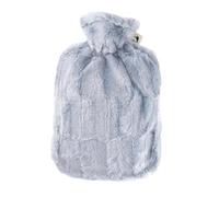 Hugo Frosch - Bolsa de agua caliente de 1,8 litros con funda de microfibra en color gris