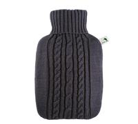 Hugo Frosch Classic de Punto Cubierta Botella de Agua Caliente, Unisex, Color Gris Oscuro, tamaño Talla única