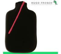 Hugo Frosch Öko-wärmflasche Classic Comfort Softshell Schwarz Hecho en Alemania