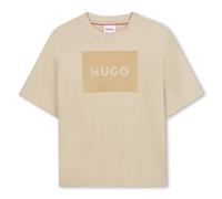 HUGO G00440 Camiseta para niño, Color arena, 12 años