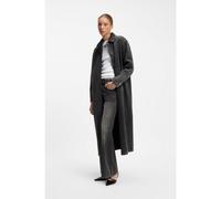 HUGO Gabardina en denim negro lavado con raya diplomática - StyleGravity_B, 50563713 Negro estampado L