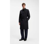 HUGO Gabardina repelente al agua en sarga de algodón - StyleMaluks2631, 50561651 Azul oscuro XS