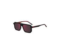 HUGO Gafas de sol negras con detalles en el rojo de la marca - StyleHG 1312/S80753AO, 58138305 Negro pcs.