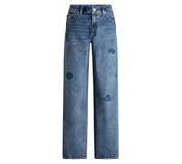 Hugo Gamala_b Jeans_Trousers para Mujer, Medio Azul, 32W / 34L