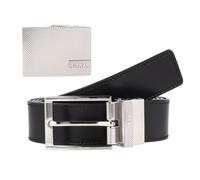 Hugo Garrick Cinturón reversible Piel Acortable individualmente negro